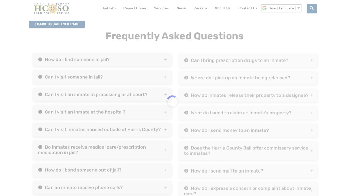 Frequently Asked Questions - Harris County Texas Sheriff's Office